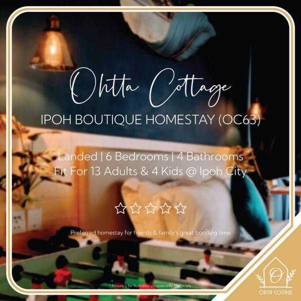 Na fotografii je vidět objekt OC63 by Ohtta Cottage Ipoh for 13 Adults 4 Children nacházející se ve městě Ipoh.