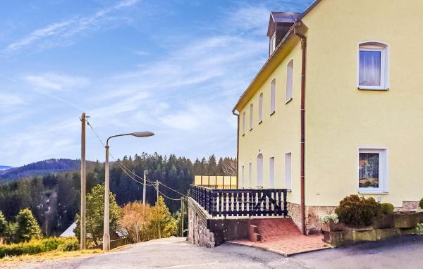 Na fotografii je vidět objekt Ferienwohnung Breitenbrunn nacházející se ve městě Erlabrunn.