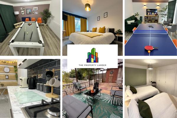 Harrys Home - Contractors & Business Professionals - 2 Parking Spaces - 4 Large Bedrooms & 2 Bathrooms - Pool Table - Table Tennis - Darts - Games Console - Near Nec - Coventry