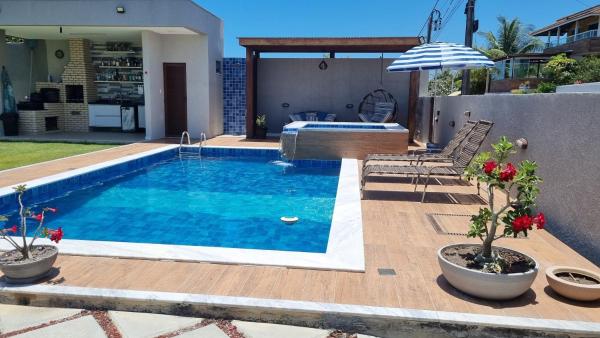 Kuvassa näkyy kohde Casa maravilhosa no melhor local de Jacuipe, no encontro do rio com o mar, joka sijaitsee kaupungissa Barra de Jacuípe.