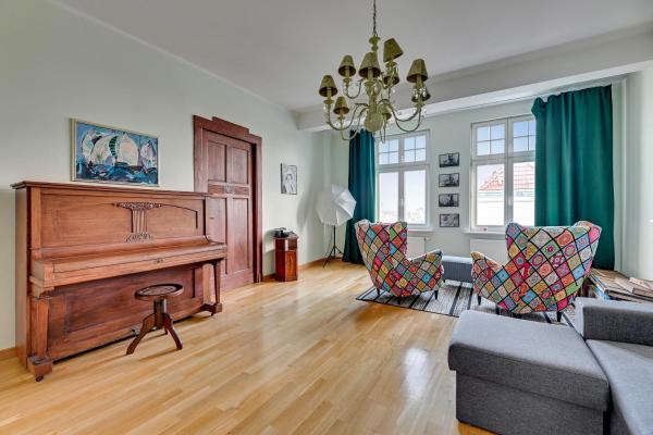 A la foto es mostra l'objecte Seaview Octopus Apartment Sopot situat a la ciutat de Sopot.