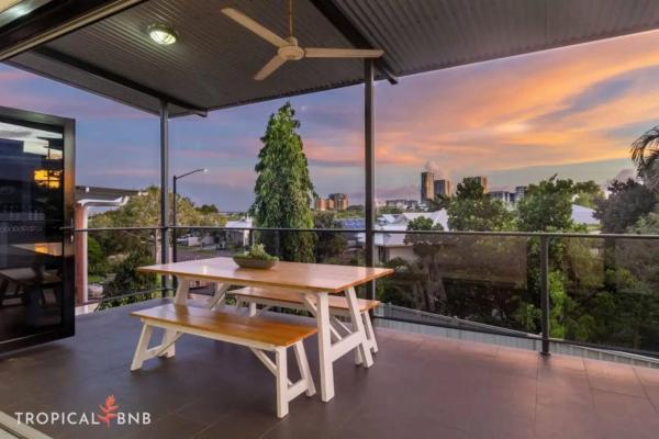The photo shows the Sunsets & City Skyline Views With Pool located in the city of Stuart Park.
