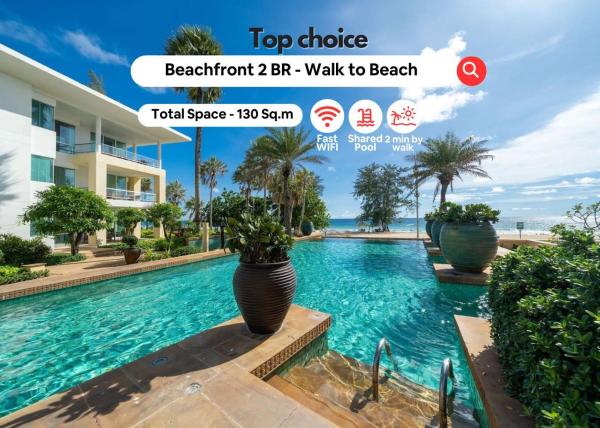 Karon Seaview Beachfront - 2 Br Apartment At Paradox Residence - Kata Beach