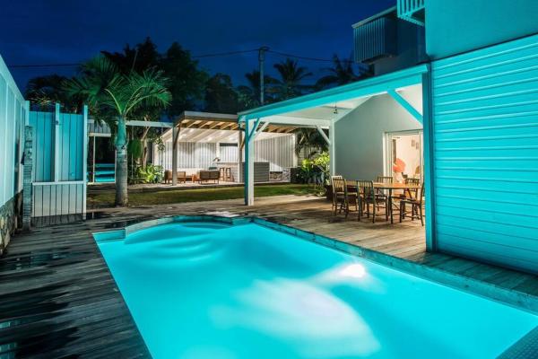 Villa meublé Tourisme 4 etoiles Sous le Ficus piscine chauffée - Ouest Lagon, Saint-Paul