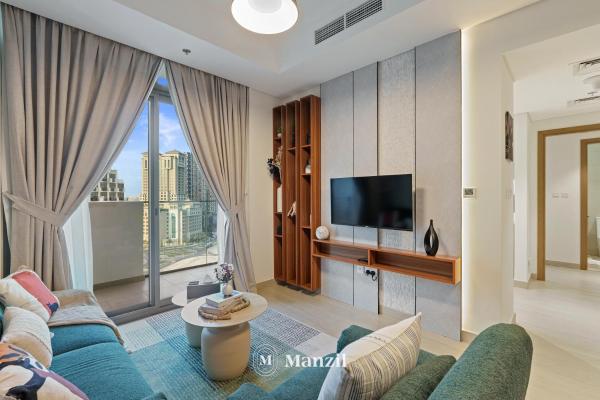 A la foto es mostra l'objecte 1BR Apt Near Downtown Dubai with Pool & Skyline Views situat a la ciutat de Dubai.