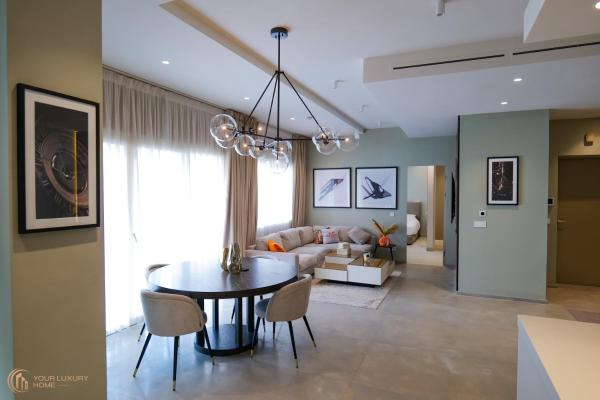 Na foto é possível ver o objeto Tanger 2 Bedrooms Luxury Apartment localizado na cidade de Sania.