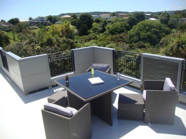 Nella foto è visibile l'oggetto Skyline Apartments - Upper Apartment situato nella città di Raglan.