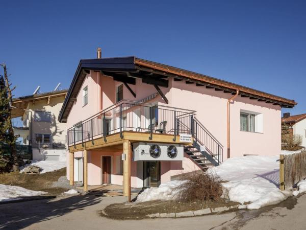 The photo shows the Apartment Guarda Val Müller Erlenstube by Interhome located in the city of Lenz.