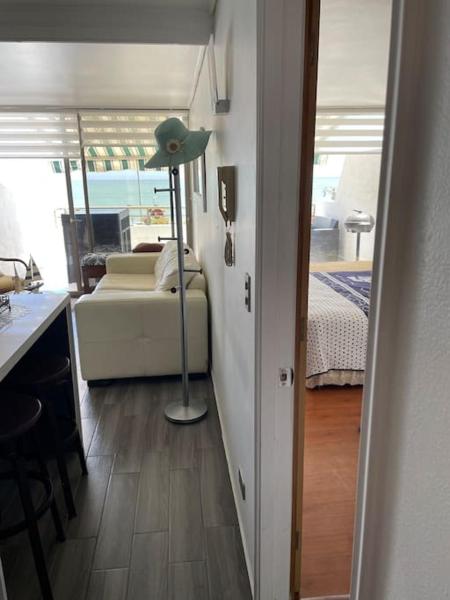 Na fotografii je vidět objekt Departamento frente al mar, en playa amarilla, con piscina nacházející se ve městě Concón.
