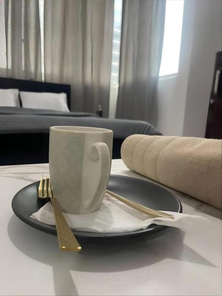 Na fotografii je vidět objekt Luxury Stay Abu Dhabi nacházející se ve městě Abú Zabí.