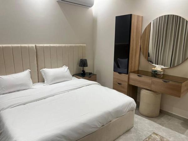 A la foto es mostra l'objecte Luxurious apartment in hittin situat a la ciutat de Riad.