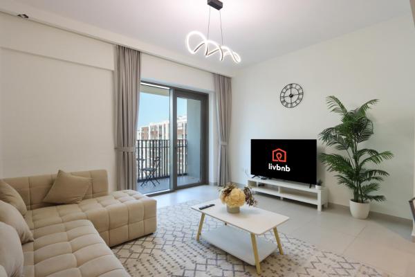 A la foto es mostra l'objecte Cozy 2BR, Walk to Creek Marina & Beach situat a la ciutat de Dubai.