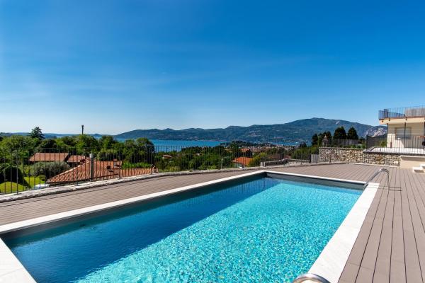 Na fotografii je vidět objekt Oasi Giardino - Pool and Lake View and Garden nacházející se ve městě Cissano.