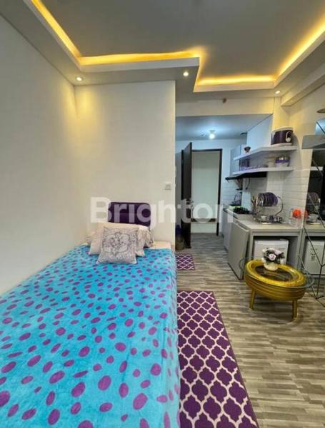 På bildet vises objektet Cozy Studio Apartment Trans Studio Cibubur som ligger i byen Karanggan-kulon.