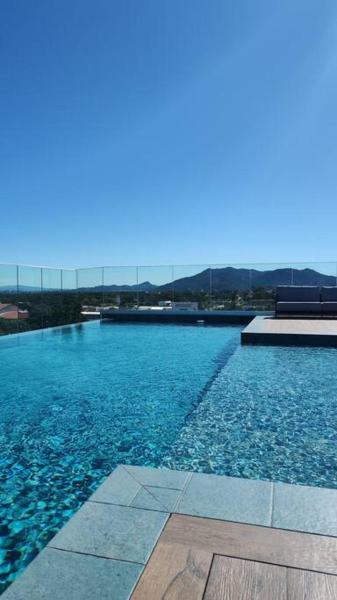 Na fotografii je vidět objekt Magnifico apartamento no Campeche nacházející se ve městě Florianópolis.