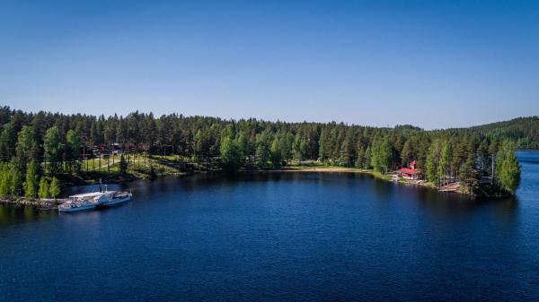 The photo shows the Keurusselkä Resort located in the city of Keuruu.