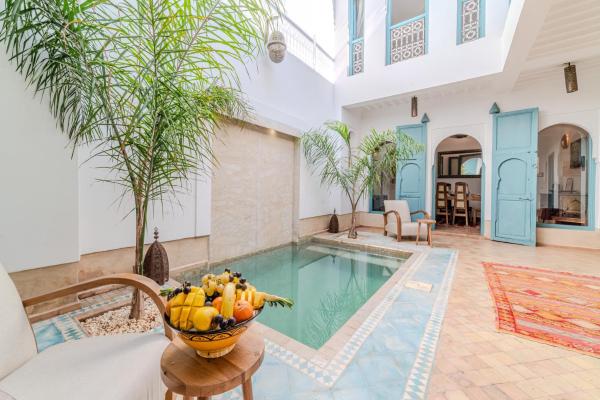 Auf dem Foto ist das Objekt Riad Ayla avec Piscine Privée in der Stadt Marrakesch zu sehen.