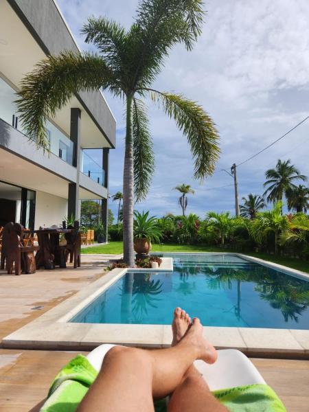 Na fotografii je vidět objekt Casa di Palmas nacházející se ve městě Pecém.