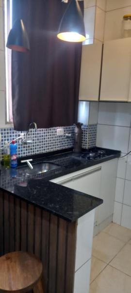 На фото показан объект Pindorama 11 apartamento mobiliado, impecável!, расположенный в городе Сантос.