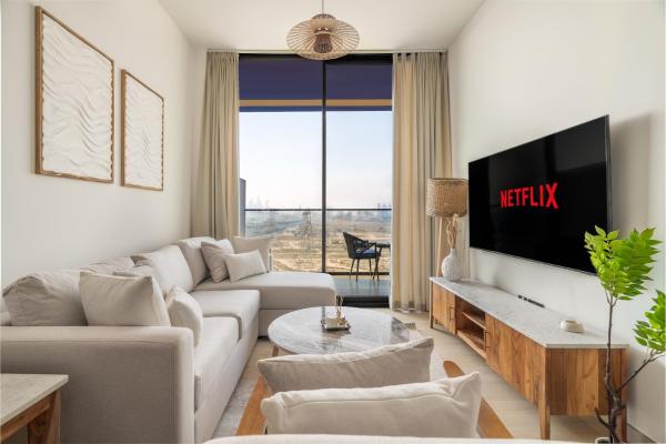 A la foto es mostra l'objecte Modern 1BR Apartment in JVC with Amazing Amenities situat a la ciutat de Dubai.
