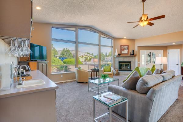 A la foto es mostra l'objecte Covered Deck and Red Rock Views Home in Sedona situat a la ciutat de Sedona.