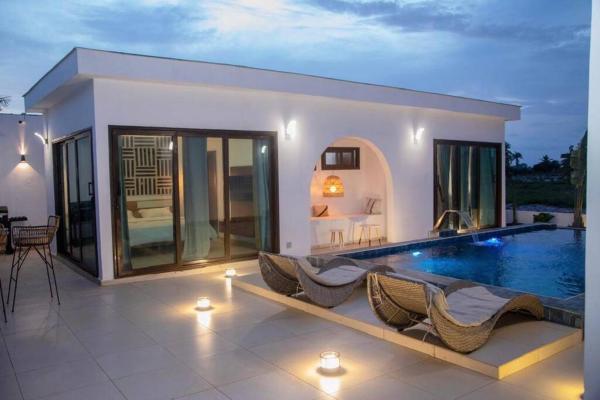 A la foto es mostra l'objecte Villa paradisiaque à Assinie 10 personnes situat a la ciutat de Bonoua.