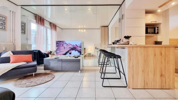 A la foto es mostra l'objecte Le Cozy Urbain - Centre - RBNB situat a la ciutat de Colmar.