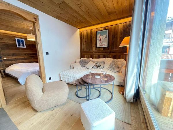 På billedet ses objektet Charmant appartement au pied des pistes avec WIFI à Notre-Dame-de-Bellecombe - FR-1-505-180 beliggende i byen Notre-Dame-de-Bellecombe.