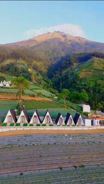 A la foto es mostra l'objecte Dcahhya Family Cabin Villa The Sunrise View situat a la ciutat de Prampelan.