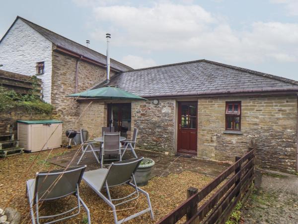 På bildet vises objektet Court Cottage som ligger i byen Looe.