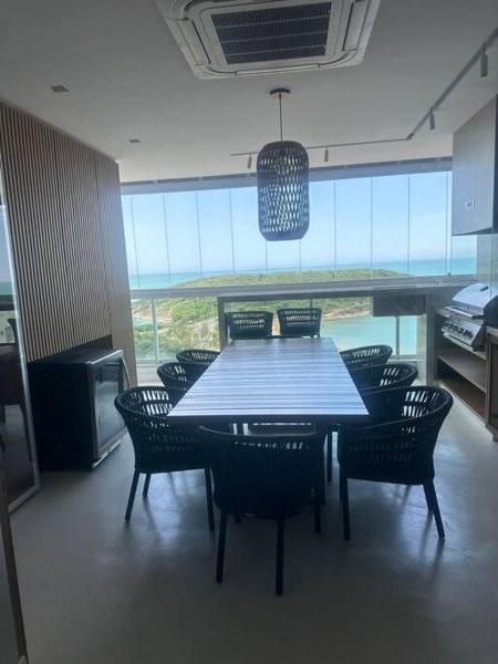 A la foto es mostra l'objecte Apartamento de luxo na Bacutia situat a la ciutat de Guarapari.