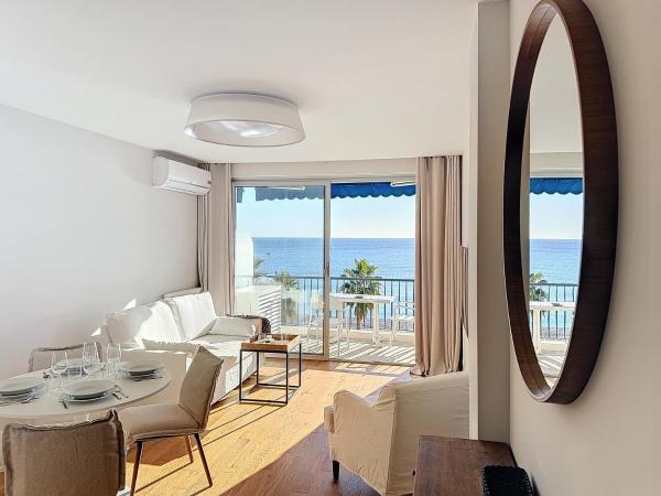 Seaview Promenade des Anglais 2brs apartment Parking cars 1800 kg max, Nice