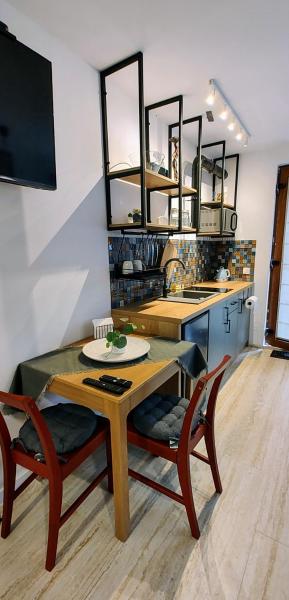 A la foto es mostra l'objecte Leaf apartment situat a la ciutat de Blagoevgrad.