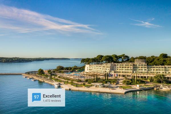 Kuvassa näkyy kohde Isabella Island Hotel & Villas, Valamar Collection, joka sijaitsee kaupungissa Poreč.