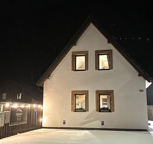 På billedet ses objektet Resort Biela Skala - CHATA Chopok Jasná Juh beliggende i byen Bystrá.