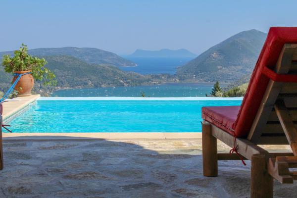 Nella foto è visibile l'oggetto Villa Maura-Lefkada - Jimdo situato nella città di Vavkerí.