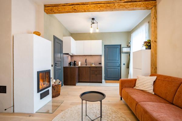 A la foto es mostra l'objecte Studio apartment in Väike street situat a la ciutat de Viljandi.