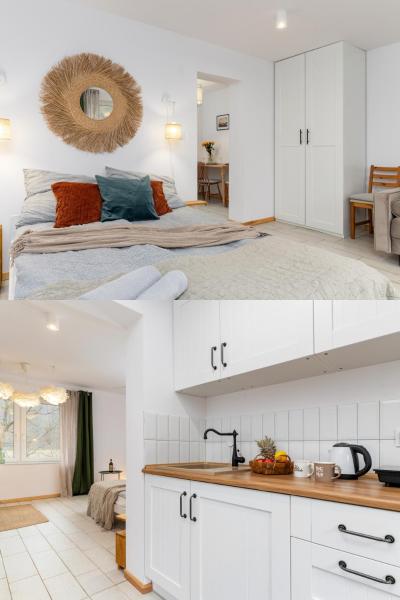 Na zdjęciu widoczny jest obiekt W deSki dom apartamenty położony w mieście Krzyżowa.