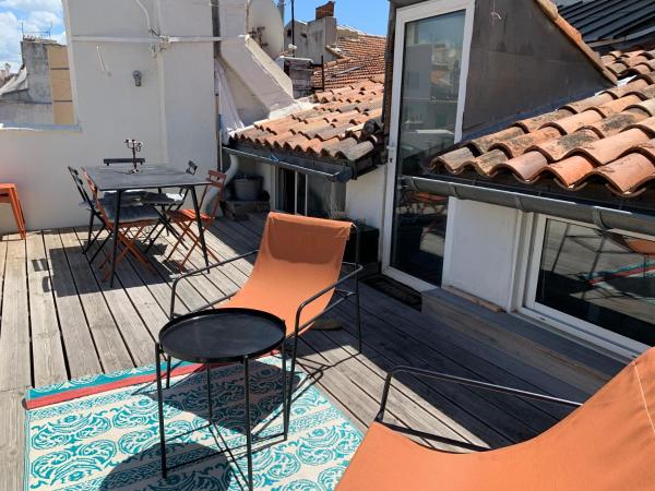 Studio Toit terrasse Vieux Port, Marseille