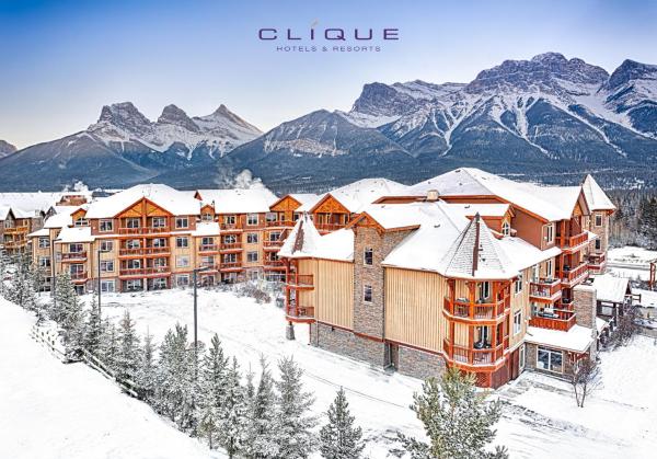 A la foto es mostra l'objecte Falcon Crest Lodge by CLIQUE situat a la ciutat de Canmore.