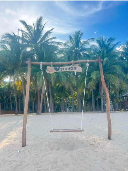 Nella foto è visibile l'oggetto W Sichon Beachfront Homestay situato nella città di Ban Nai Khao.