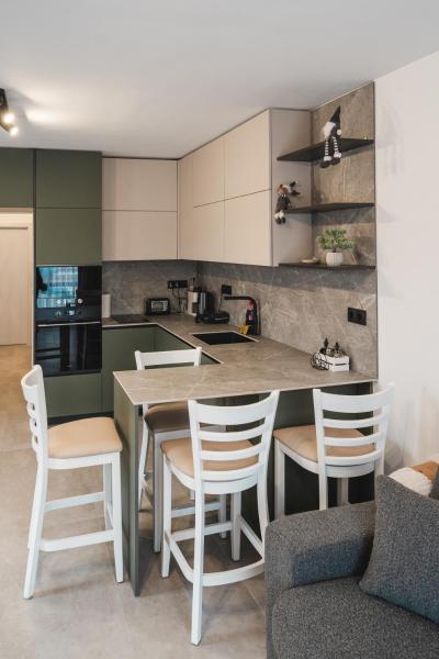 写真にはヴェリングラード市にあるApartment Aria 3が写っています。