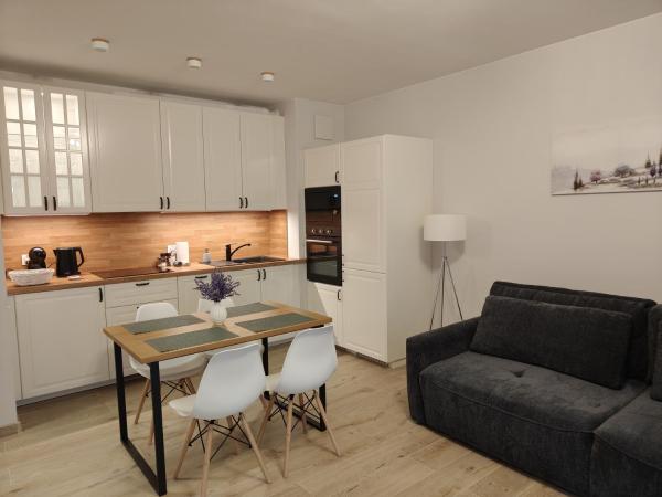 På bildet vises objektet Sweet Home Sielawy som ligger i byen Kicin.