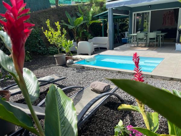 Villa Jalna Zamana 2 chambres piscine privée jardin, Les Trois-Îlets
