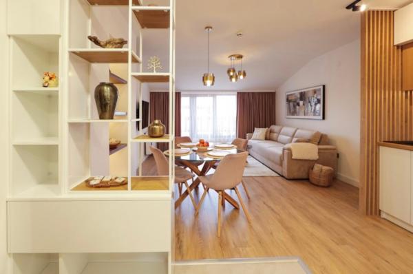 A la foto es mostra l'objecte Designer apartment at Pirin Sense situat a la ciutat de Bansko.