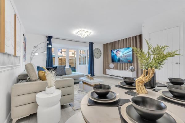 A la foto es mostra l'objecte Brand New Luxurious 3bed House by AYMONS HAVEN situat a la ciutat de Swanscombe.