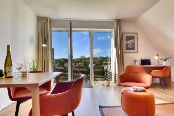 Nella foto è visibile l'oggetto Ferienwohnung Buntspecht 31 im Wreecher Idyll Rügen by ruyastay situato nella città di Putbus.