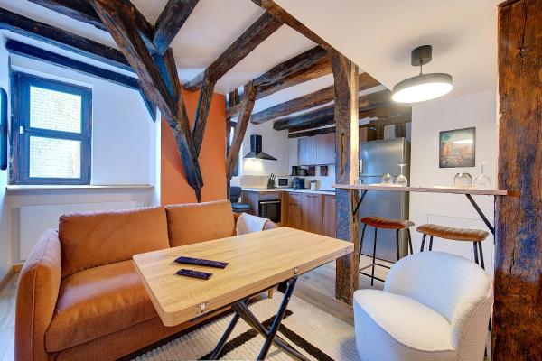 A la foto es mostra l'objecte Appartement avec 2 chambres, bureau et wifi fibre situat a la ciutat de Tours.