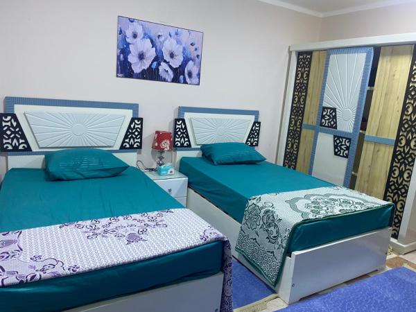 A la foto es mostra l'objecte Asyut Cozy Nile view apartment situat a la ciutat de Asyut.