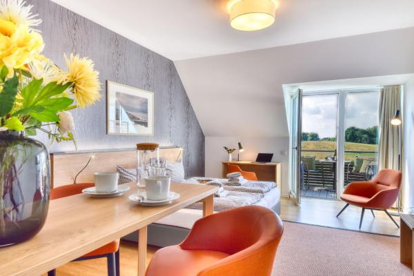 Nella foto è visibile l'oggetto Ferienwohnung Wasserralle 13 im Wreecher Idyll Rügen by ruyastay situato nella città di Putbus.